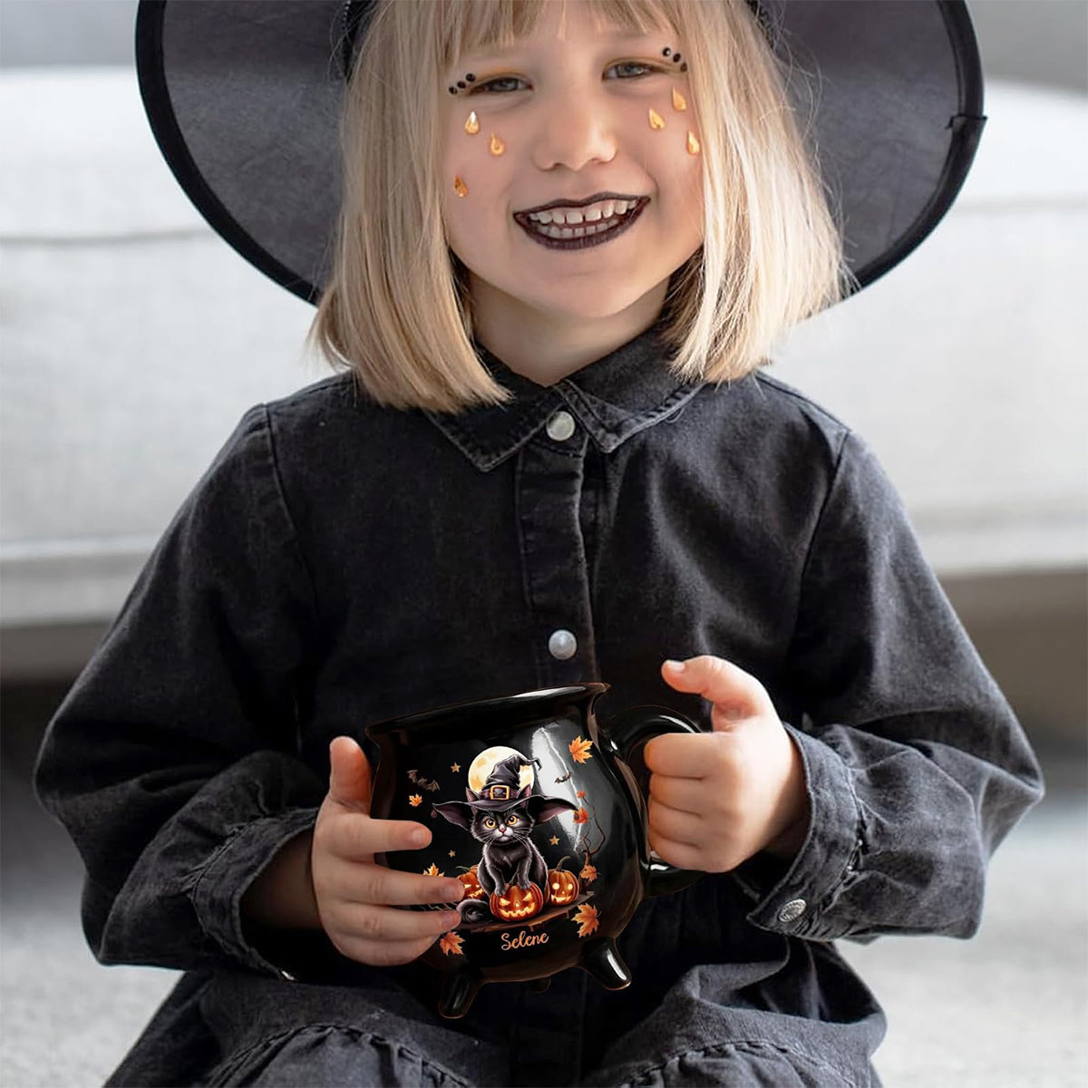 Halloween Witchy Cauldron Mug - Personalized Halloween Gifts