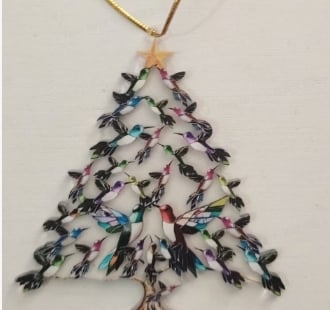 🔥2025 New Release 🐦🎄Hummingbird Christmas Ornament💠 (✨Same as in the video)