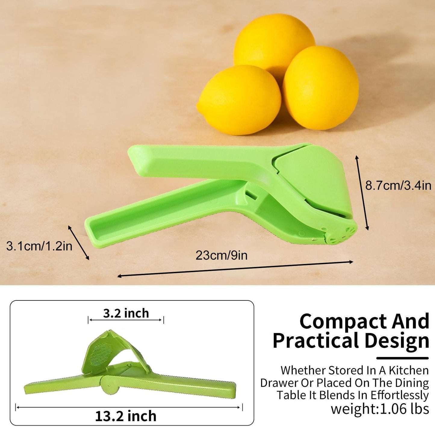 Citrus Squeezer | Stainless Steel or PPπ