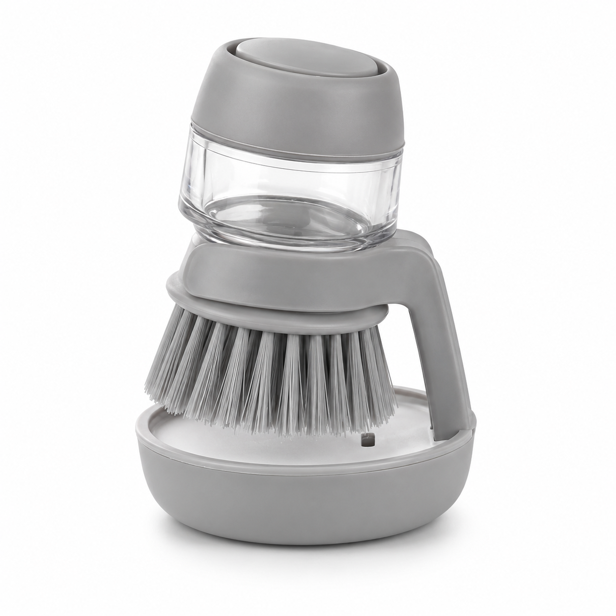 ๐งผ Press-to-Dispense Dish Brush with Storage Base