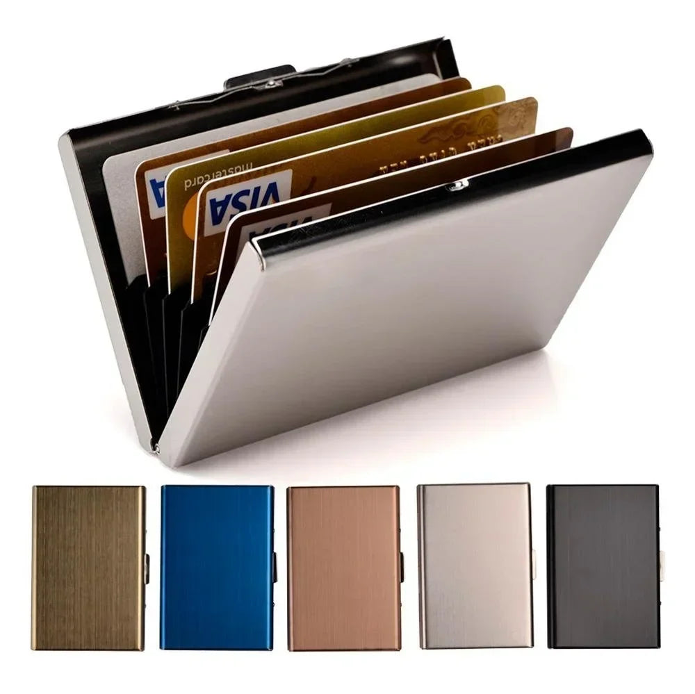 π Ultra-Slim RFID Blocking Card Holder