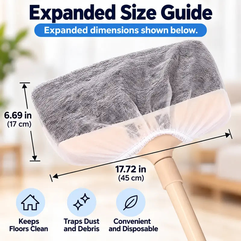 50 PCS Disposable Dusting Covers for Brooms