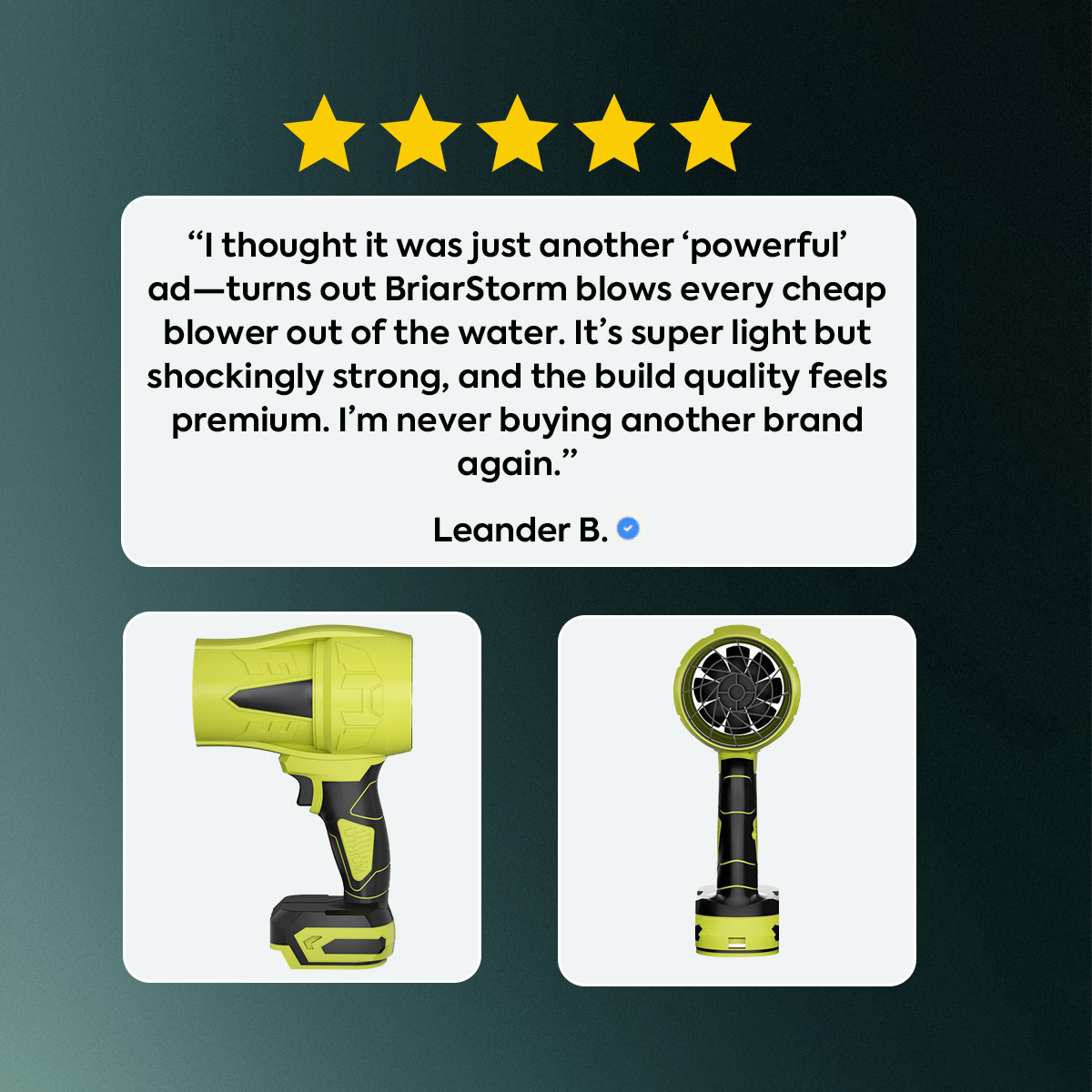 1000g Thrust Cordless Leaf Blower 2.0