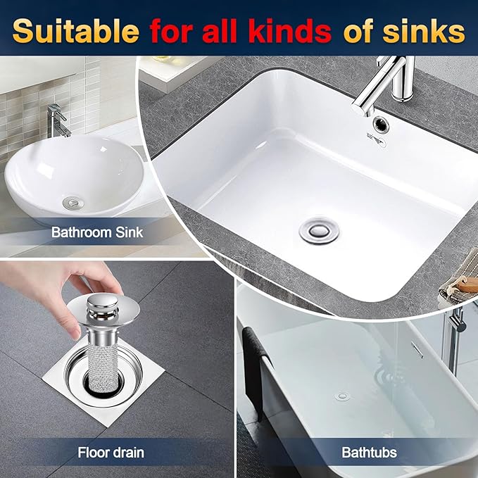 Effortlessly Filter, Block, and Protect Your Sinks from Debris and Clogs | BUNDLE OFFER