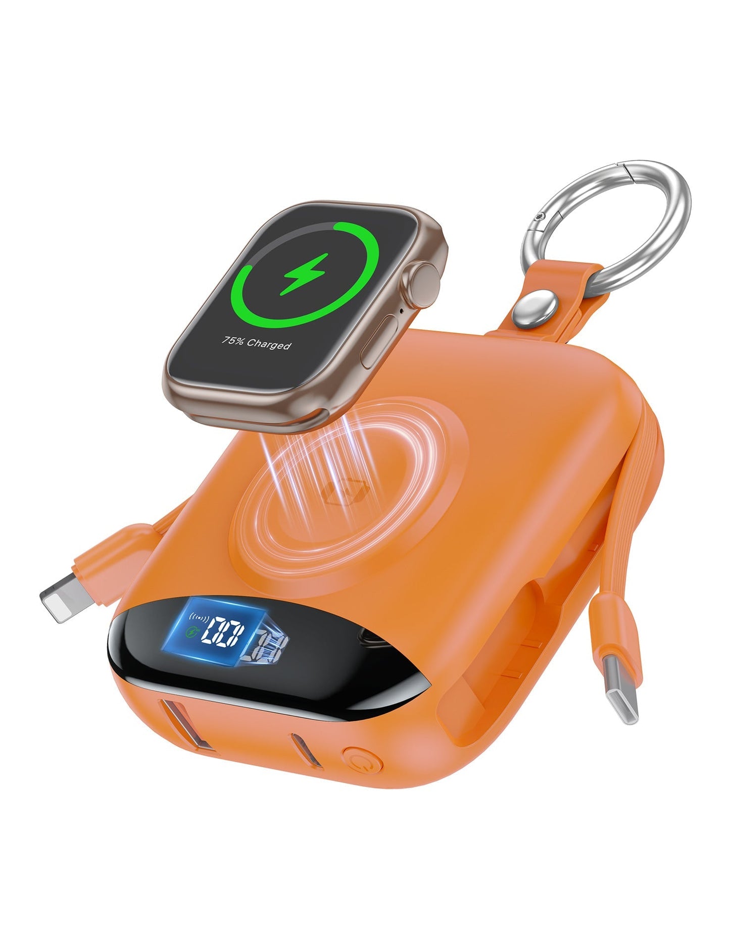 π 3-in-1 Magnetic Power Bank 10000mAh β Portable Charger for iPhone, Apple Watch & AirPods