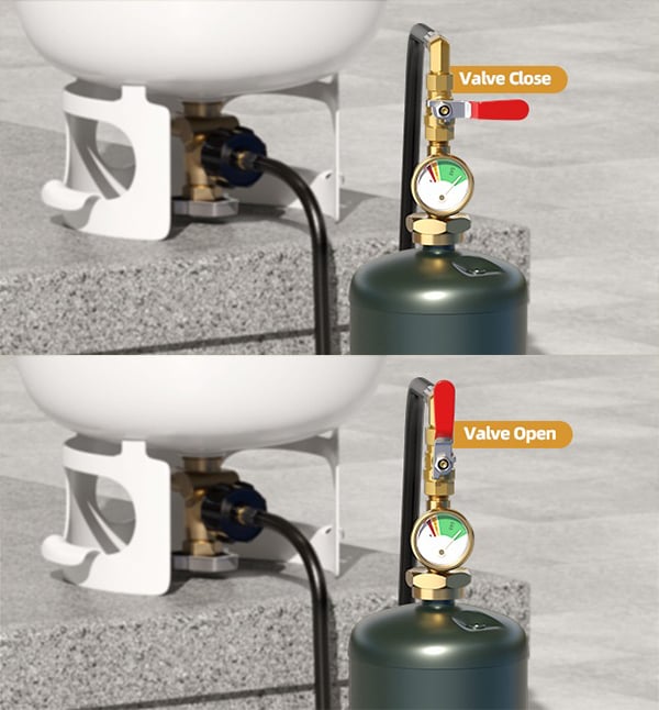 π₯36 Inch Propane Gas Tank Adapter Connector
