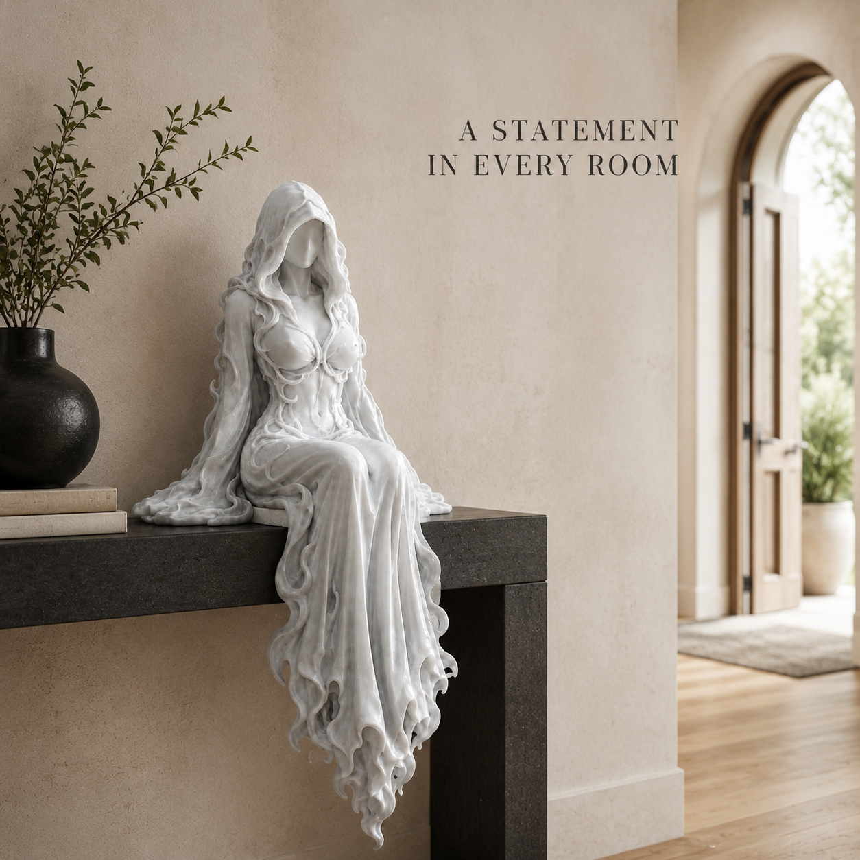Ghost Goddess Shelf Sitter