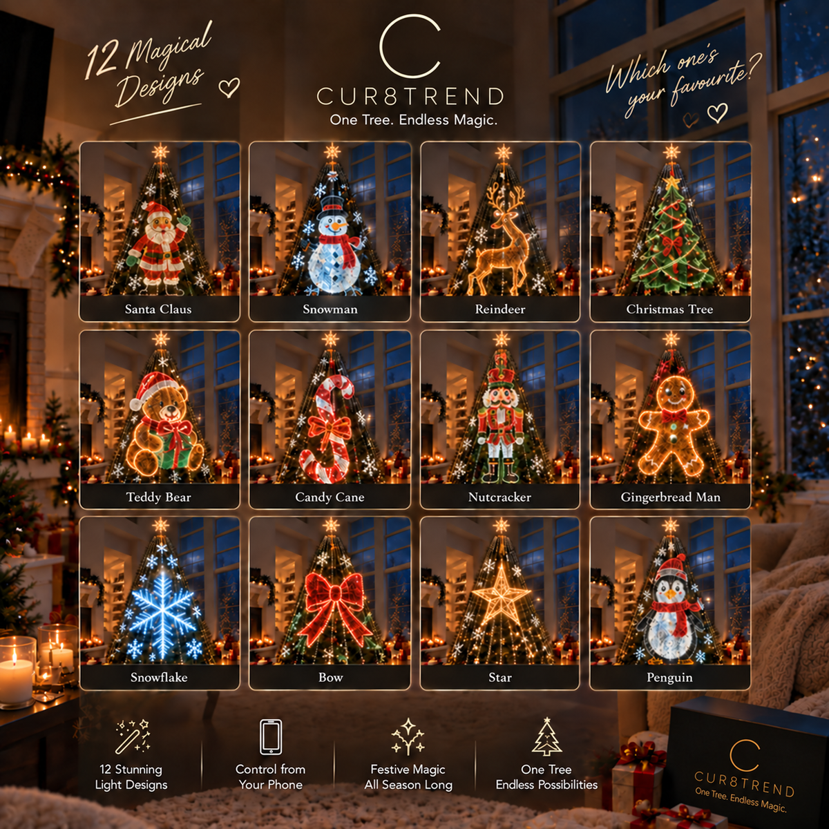 Smart Animated Christmas Tree Lights