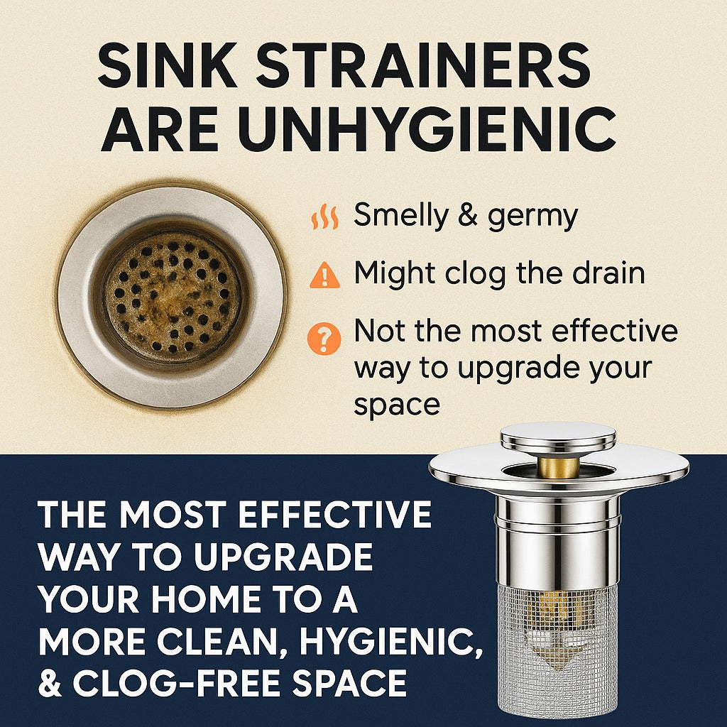 Effortlessly Filter, Block, and Protect Your Sinks from Debris and Clogs | BUNDLE OFFER