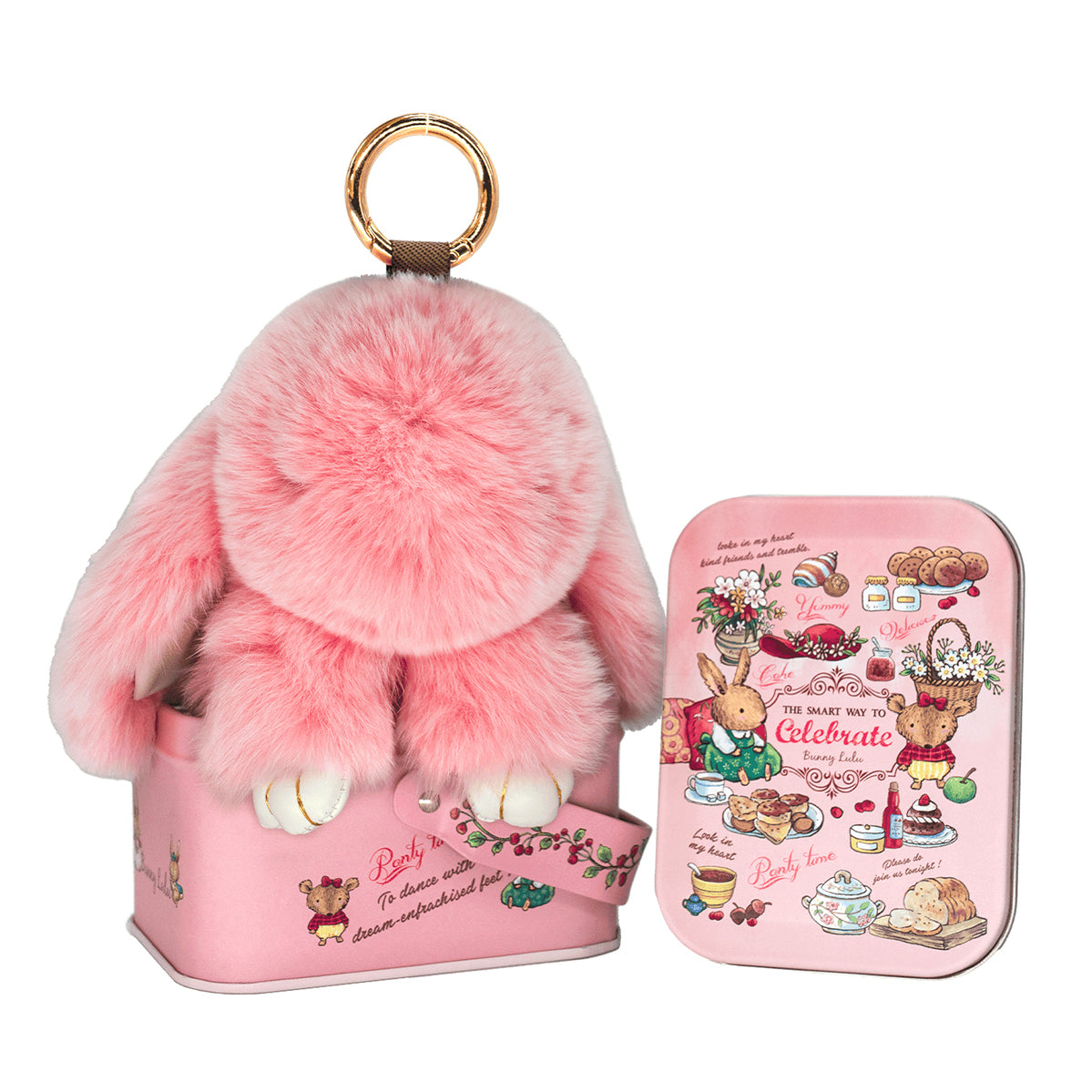 Bunny Lulu | Handmade Plush Rabbit Keychain