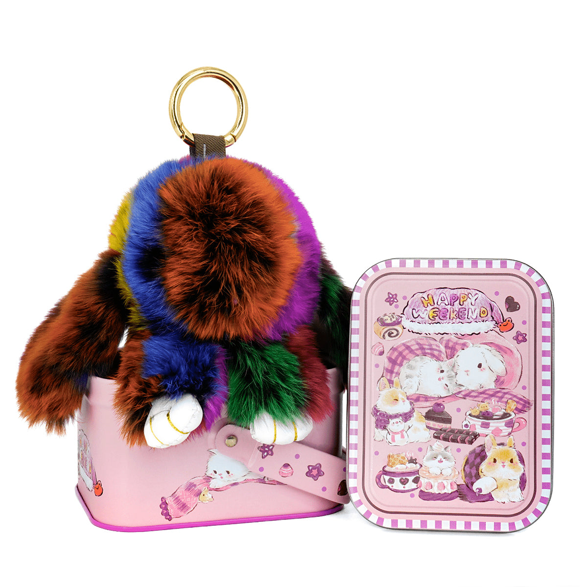 Bunny Lulu | Handmade Plush Rabbit Keychain