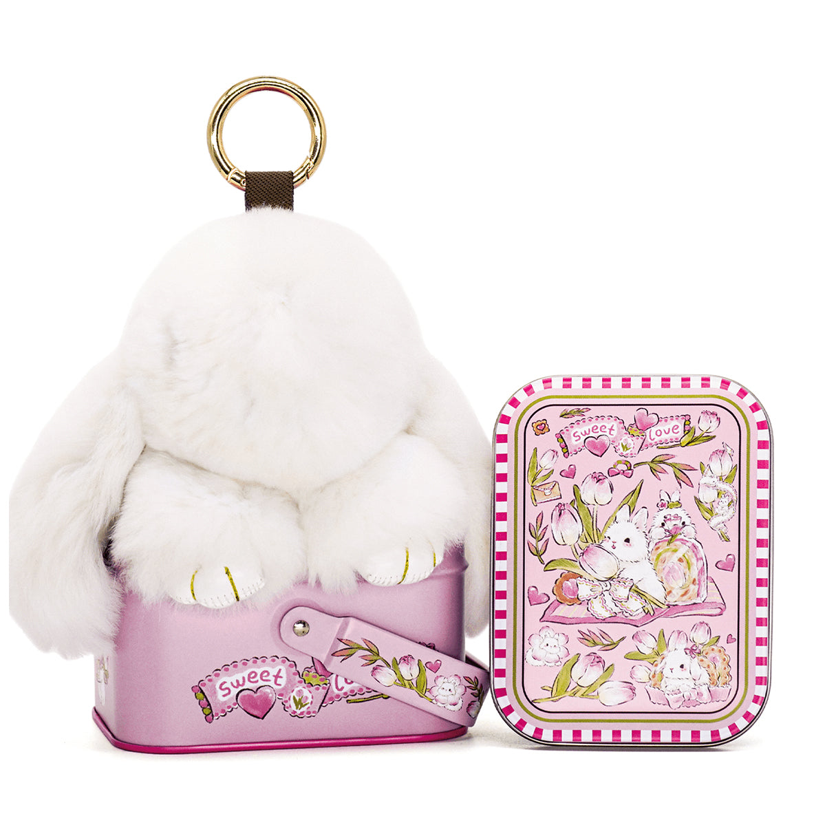 Bunny Lulu | Handmade Plush Rabbit Keychain
