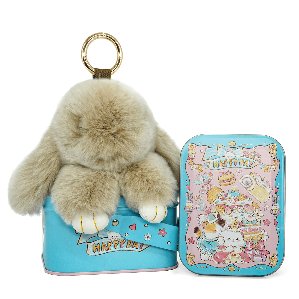 Bunny Lulu | Handmade Plush Rabbit Keychain