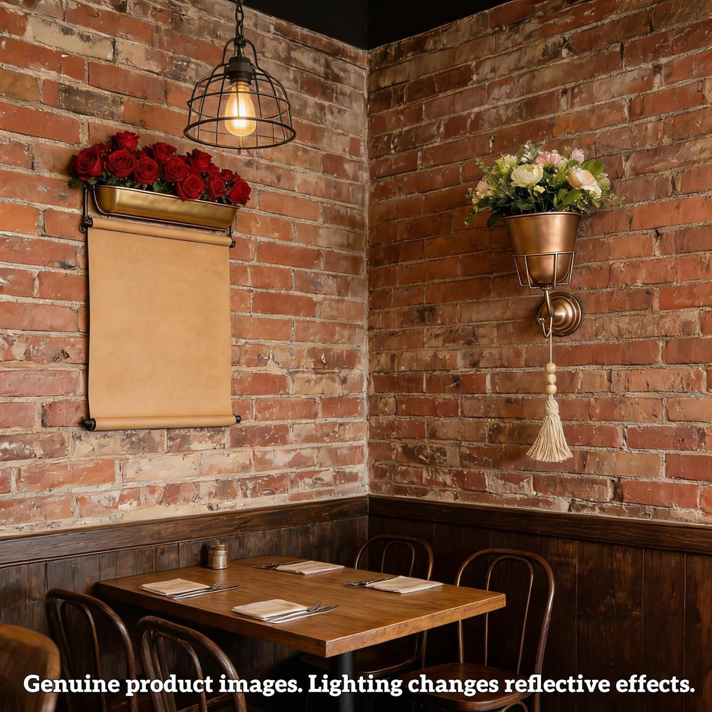 ๐ธ Wall-Mounted Flower Vase with Hook