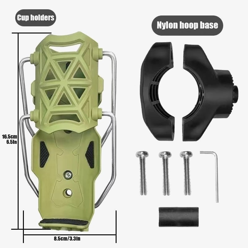 Self-Adjusting Outdoor Bottle Holder β Reinforced, Non-Slip, Auto-Lock