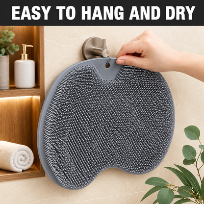 Hands-Free Shower Foot & Back Scrubber Mats