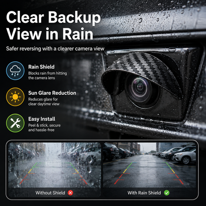 🌧️Car Backup Camera Rain Shield – Clearer Rear View in Rain
