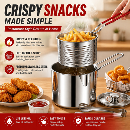 🍟 Personal Mini Deep Fryer Set