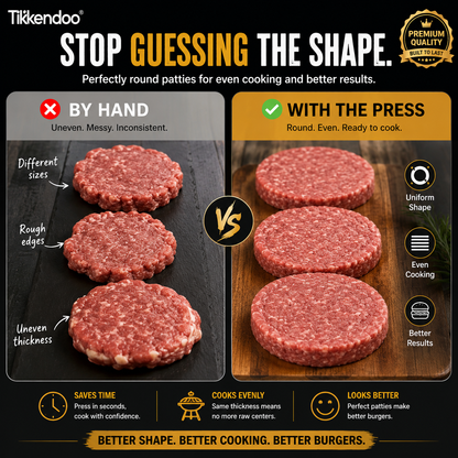🍔 BBQ FAVORITE | Manual Burger Patty Press