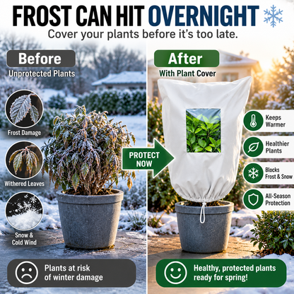 🌿 WINTER GARDEN ESSENTIAL | Reusable Plant Frost Protection Cover