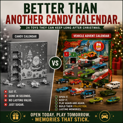 🔥 2026 Christmas Car Advent Calendar – 24 Surprises Before Christmas