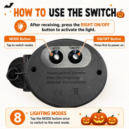 🎃 Pumpkin Solar Stake Lights 2PCS – Halloween Outdoor Yard Decor