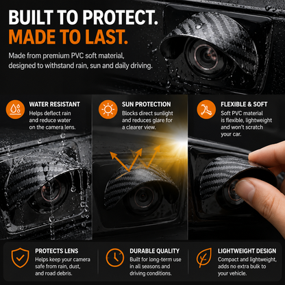 🌧️Car Backup Camera Rain Shield – Clearer Rear View in Rain