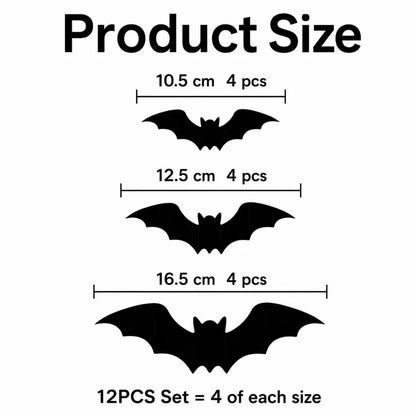 3D LED Bat Wall Decorations