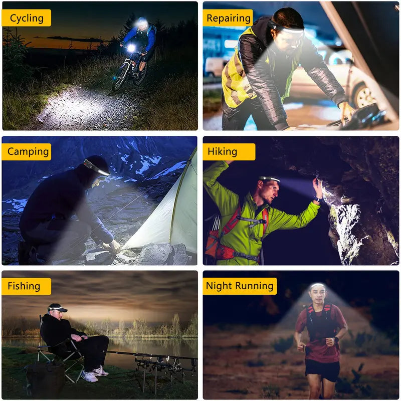 Ultra-Light Waterproof LED Headlamp