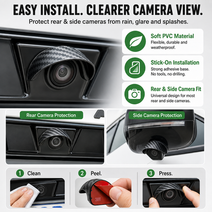 🌧️Car Backup Camera Rain Shield – Clearer Rear View in Rain