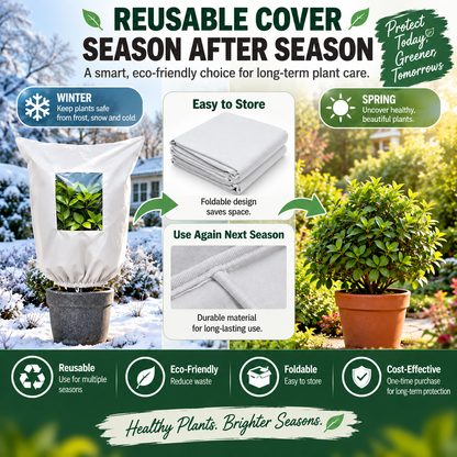 🌿 WINTER GARDEN ESSENTIAL | Reusable Plant Frost Protection Cover