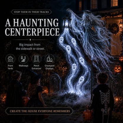 💀Wailing Wraith Lighted Halloween Yard Decoration (31.5*16in)