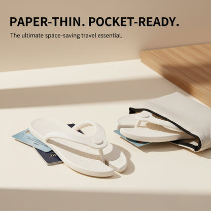 Ultra-Thin Foldable Flip Flops