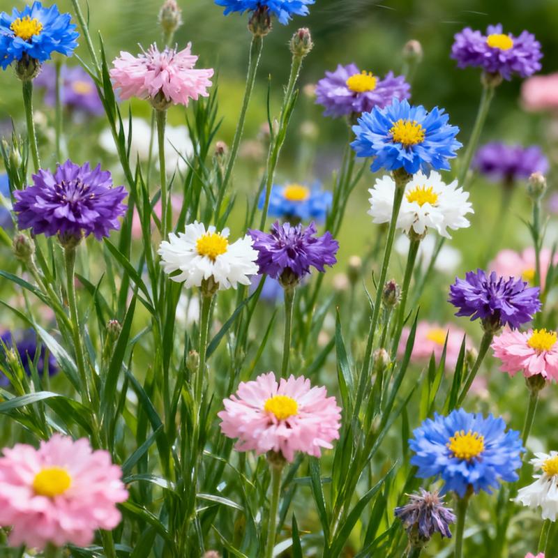 🌱Premium Cornflower Seeds – The "Unstoppable" Wildflower That Grows Anywhere