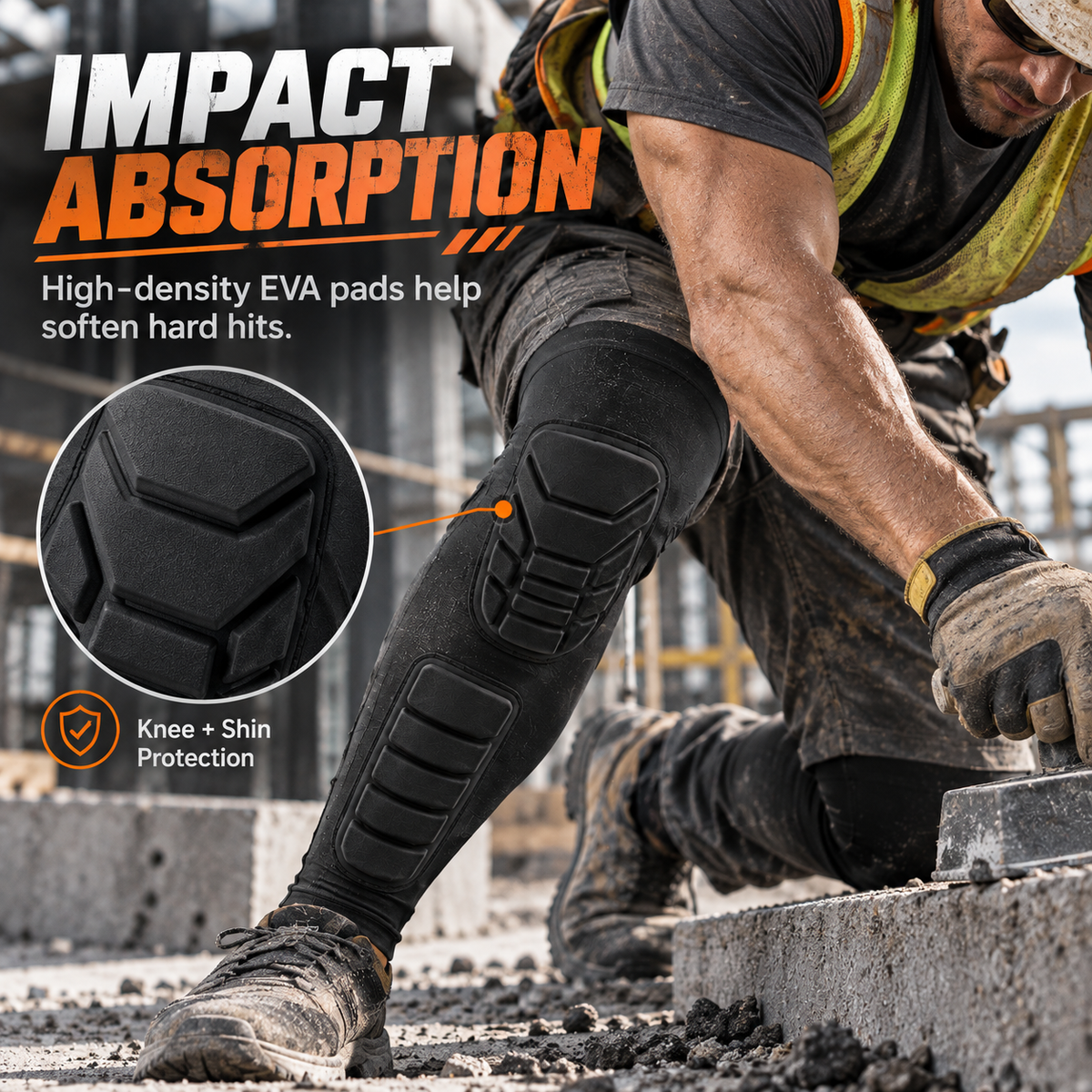 Pro Honeycomb Anti-Collision Full-Leg Compression Guard