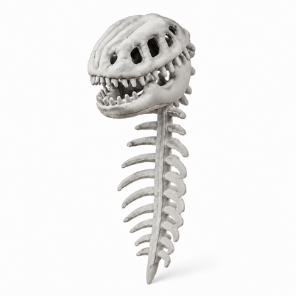 Kids’ Plush Dinosaur Skeleton Halloween Costume