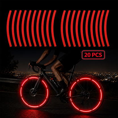 20pcs Reflective Stickersfor Bicycle, Car, Cycling, Bike, Motorcycle