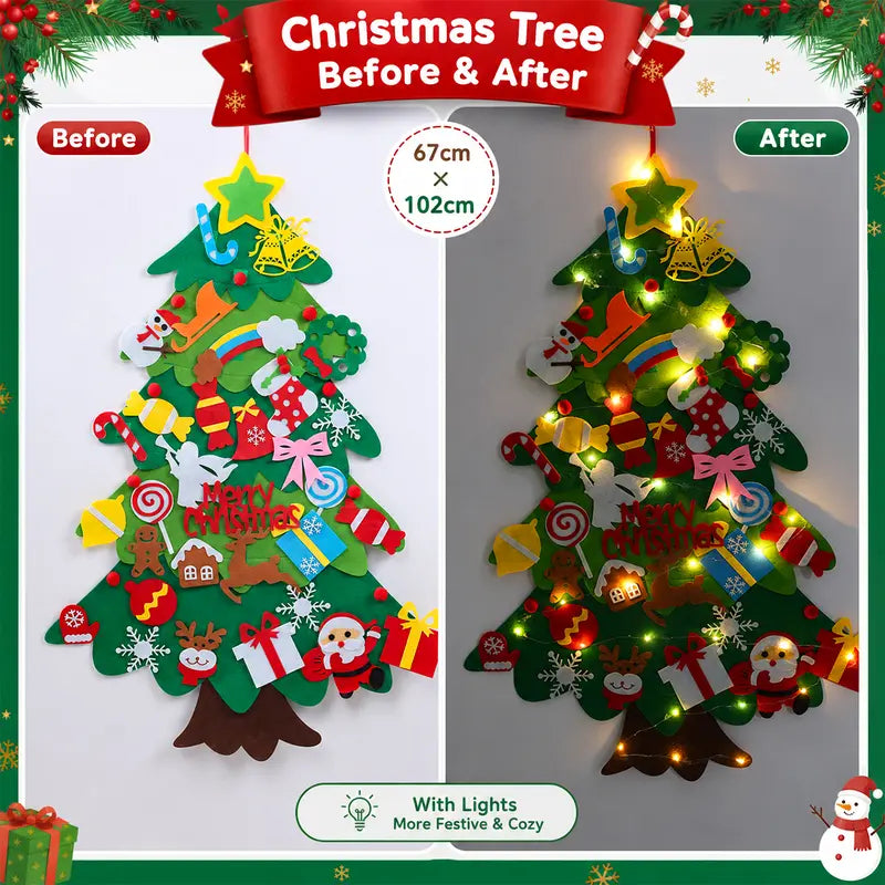3.3FT DIY Felt Christmas Tree