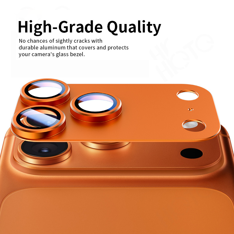 iPhone 17/Air/17 Pro/17 Pro Max Camera Lens Protector, 9H Tempered Glass AR Anti-Glare Full Coverage