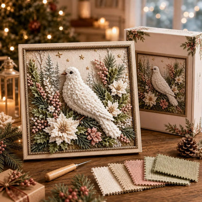 3D Christmas Fabric Poke Art Kit🖼️
