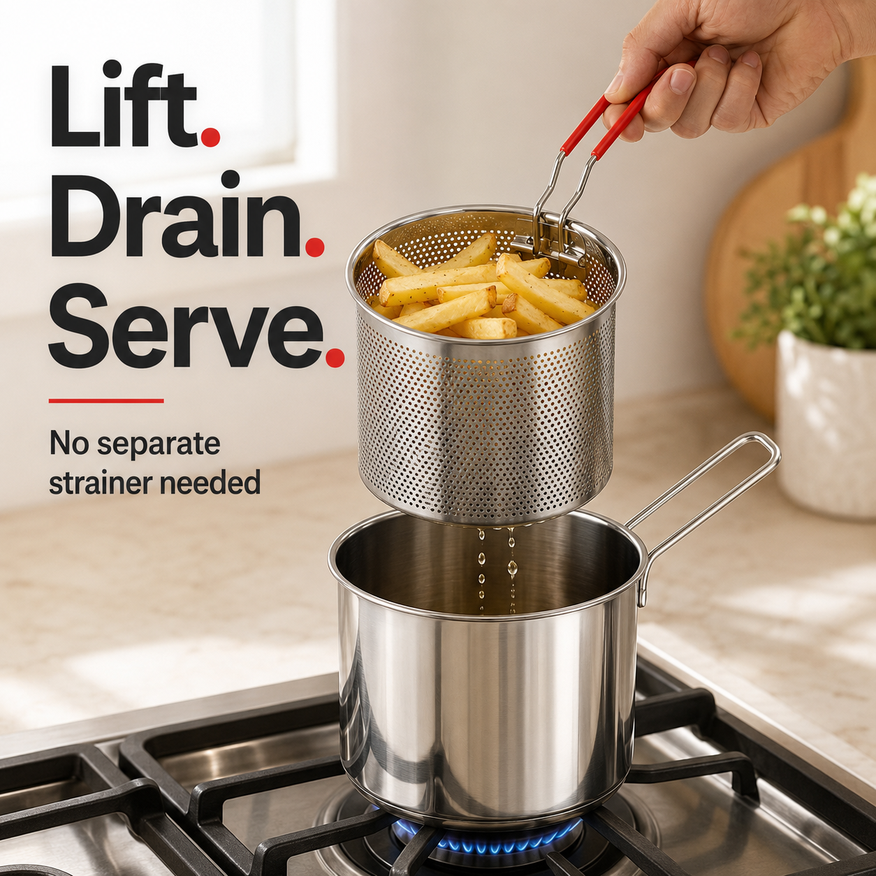 🍟 Personal Mini Deep Fryer Set