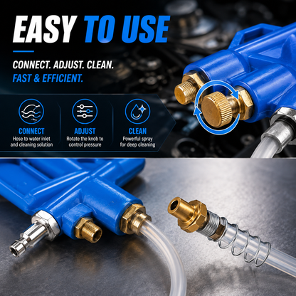 🔧 Long-Reach Pneumatic Engine Cleaning Gun