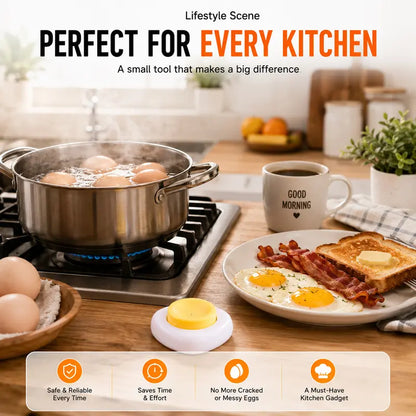2-Pack Egg Piercer – One-Press Stainless Steel Egg Pricker for Perfect Hard-Boiled Eggs