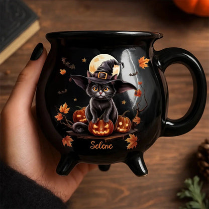 Halloween Witchy Cauldron Mug - Personalized Halloween Gifts