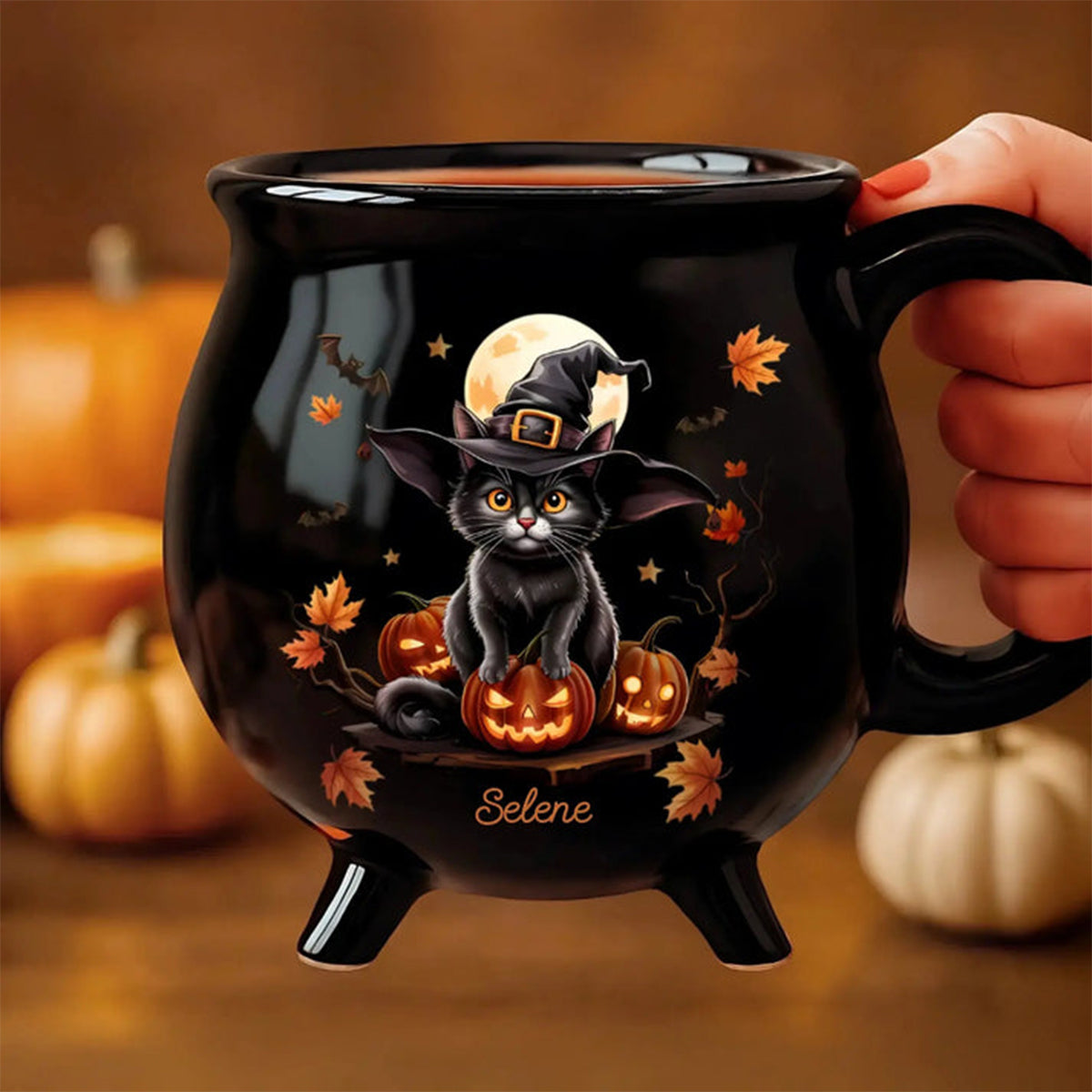 Halloween Witchy Cauldron Mug - Personalized Halloween Gifts