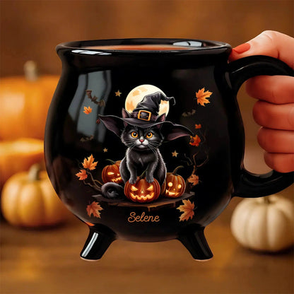 Halloween Witchy Cauldron Mug - Personalized Halloween Gifts