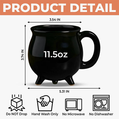 Halloween Witchy Cauldron Mug - Personalized Halloween Gifts