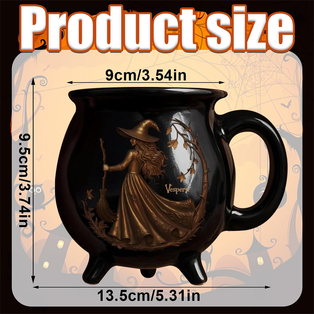 Halloween Witchy Cauldron Mug - Personalized Halloween Gifts