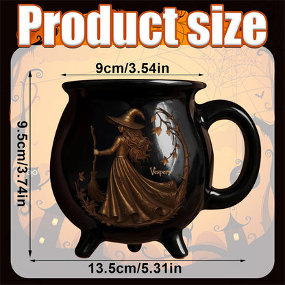 Halloween Witchy Cauldron Mug - Personalized Halloween Gifts