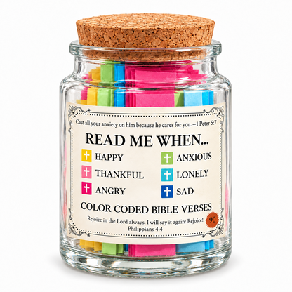 90 Day Bible Verses Jar